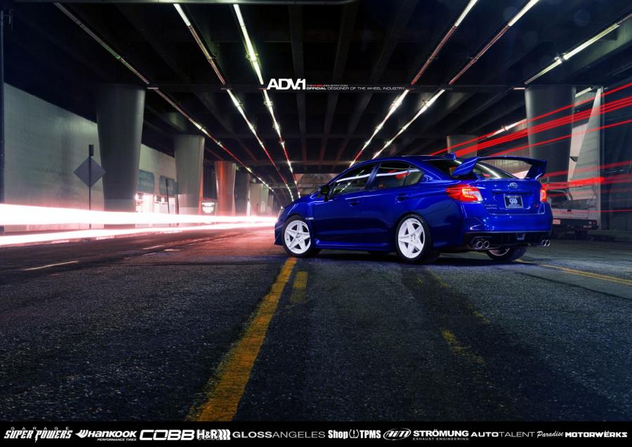 Subaru WRX STI on ADV.1 Wheels (ADV5SMV2) 2014 года  (фото 4 из 7)
